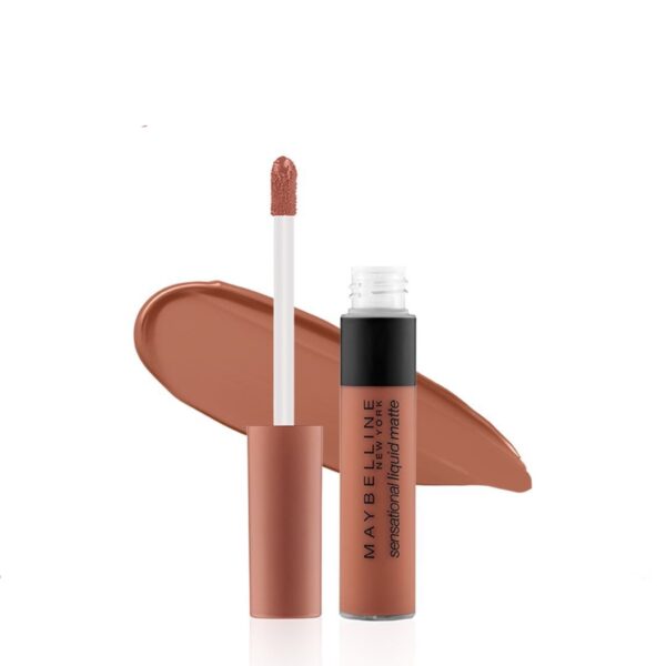 Maybelline SENSATIONAL LIQUID MATTE NUDE LIPSTICK مايبيلين أحمر الشفاه السائل غير اللامع المثير