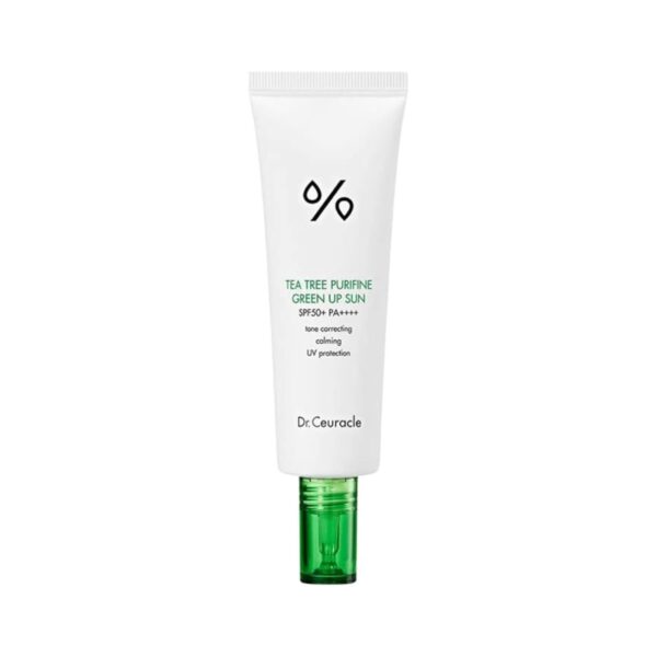 Dr.Ceuracle Tea Tree Purifine Green Up Sun SPF50+ PA++++ 50ml دكتور سيراكل شجرة الشاي النقيةSPF50+ PA++++ 50 مل