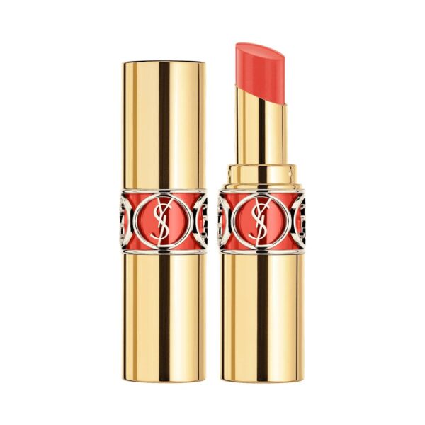 Yves Saint Laurent ROUGE VOLUPTÉ SHINE Lipstick واي اس ال احمر شفاه لامع