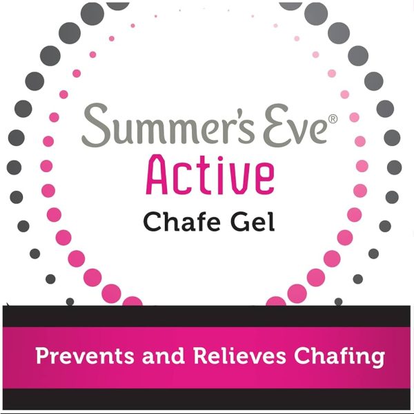 SUMMER'S EVE Active Chafe Gel Long Lasting Comfort Dual Action Perieves Chafing سمر ايف جل فعال لتهدئة المناطق الحساسة