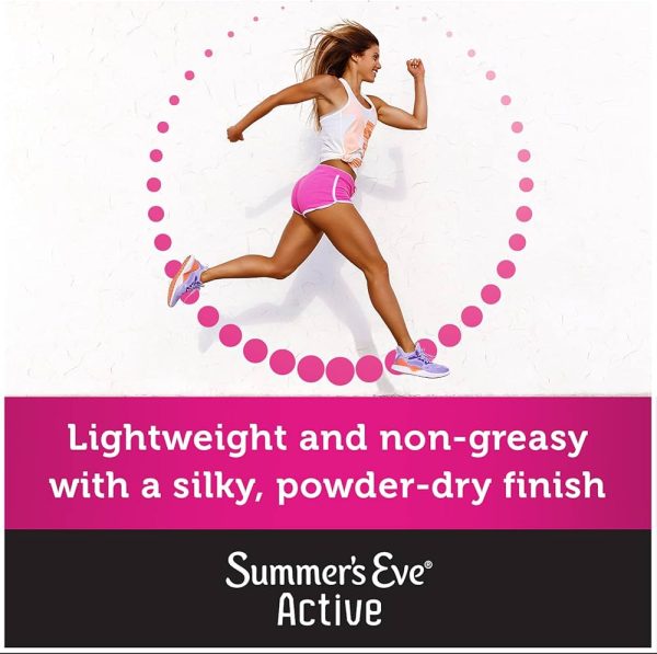 SUMMER'S EVE Active Chafe Gel Long Lasting Comfort Dual Action Perieves Chafing سمر ايف جل فعال لتهدئة المناطق الحساسة