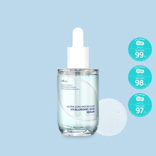 ISNTREE Ultra-Low Molecular Hyaluronic Acid Serum 50ml مصل حمض الهيالورونيك الجزيئي المنخفض للغاية