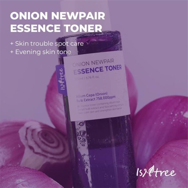 Isntree - Onion Newpair Essence Toner 200ml | إيسنتري - تونر بخلاصة البصل نيوبير