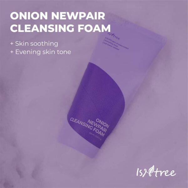 Isntree - Onion Newpair Cleansing Foam 150ml إيسنتري - رغوة التنظيف نيوباير بالبصل