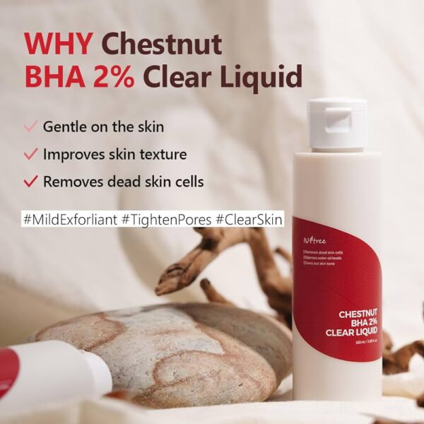 Isntree - Chestnut BHA 2% Clear Liquid إيسنتري - سائل شفاف BHA 2% بالكستناء