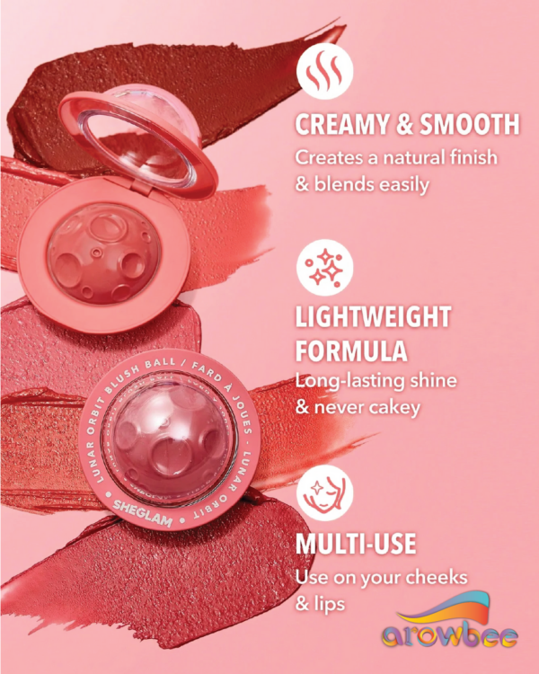 SHEGLAM Lunar Orbit Blush Ball كرة أحمر الخدود من شيغلام