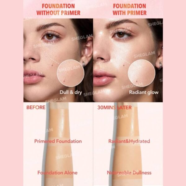 SHEGLAM MELON MELT NIACINAMIDE SERUM PRIMER شيكلام نياسينمايد برايمر