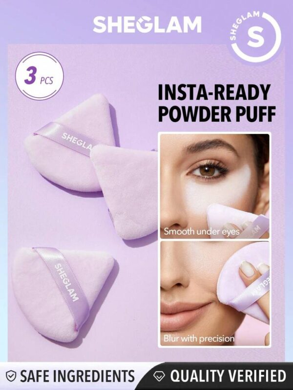 SHEGLAM INSTA-READY POWDER PUFF 3 pcsشيكلام اسفنجة تثبيت البودرة ثلاث قطع