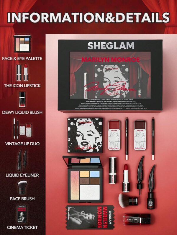 Marilyn Monroe X SHEGLAM Collection Set مارلين مونرو X شيكلام سيت مكياج