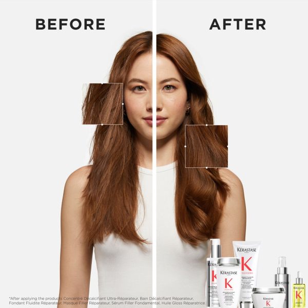 KÉRASTASE FILLER REPAIRING HAIR MASK ANTI-BREAKAGE REPAIRING MASK 200ml كريستاس قناع حشو لإصلاح الشعر قناع إصلاح مضاد للكسر