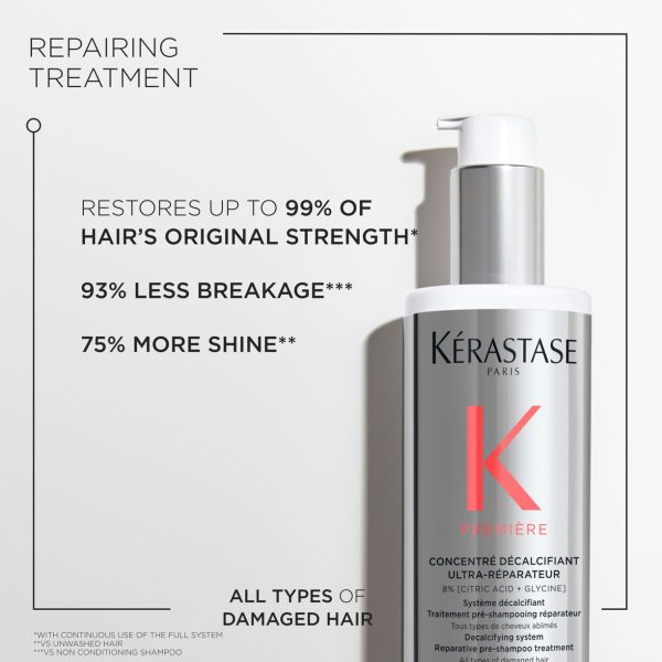 KÉRASTASE ULTRA-REPAIRING DECALCIFYING CONCENTRATE REPAIRING TREATMENT 250ml كريستاس علاج مرمم للغاية لإزالة الترسبات الكلسية