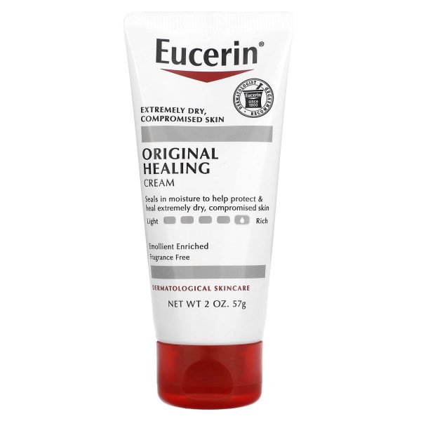 Eucerin Original Healing Creme, Extremely Dry, Compromised Skin 57g يوسيرين كريم الشفاء ، للبشرة الجافة للغاية والمتضررة