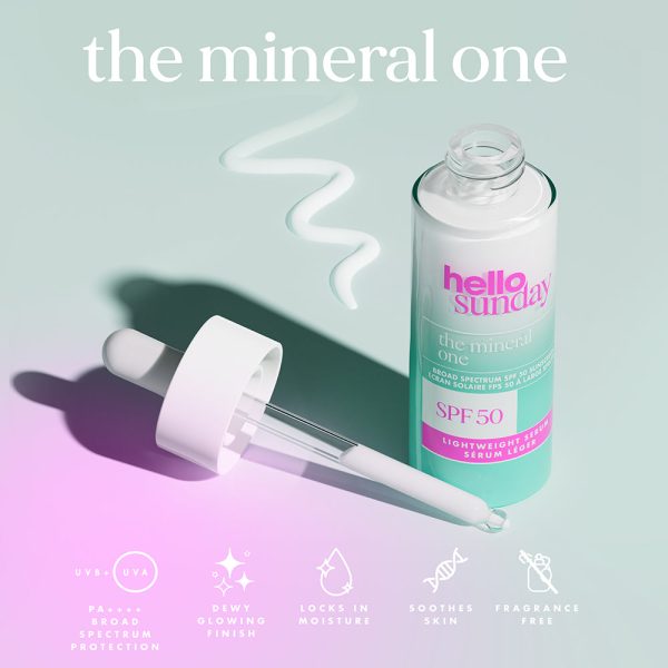 HELLO SUNDAY The Mineral One SPF 50 Lightweight Serum هيلو سنداي سيروم مينيرال وان SPF 50 خفيف الوزن