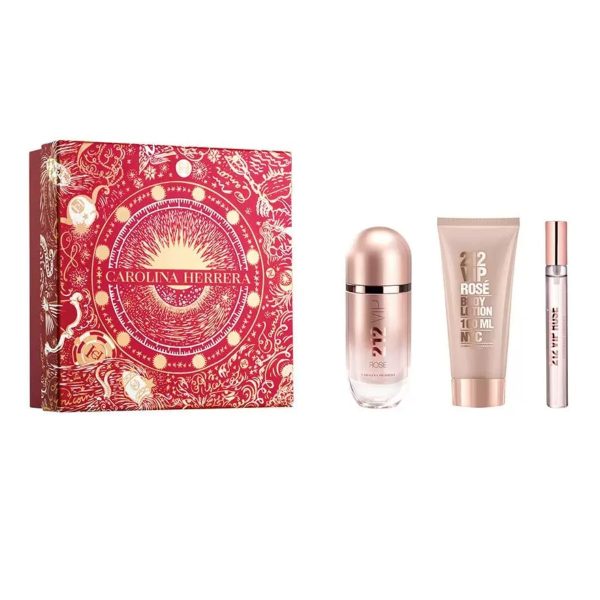 CAROLINA HERRERA 212 Vip Rosé Gift Set كالورينا هيريرا مجموعة الهدايا للنساء