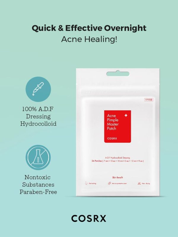 COSRX Acne Pimple Master Patch كوزاركس بادات معالجة للحبوب