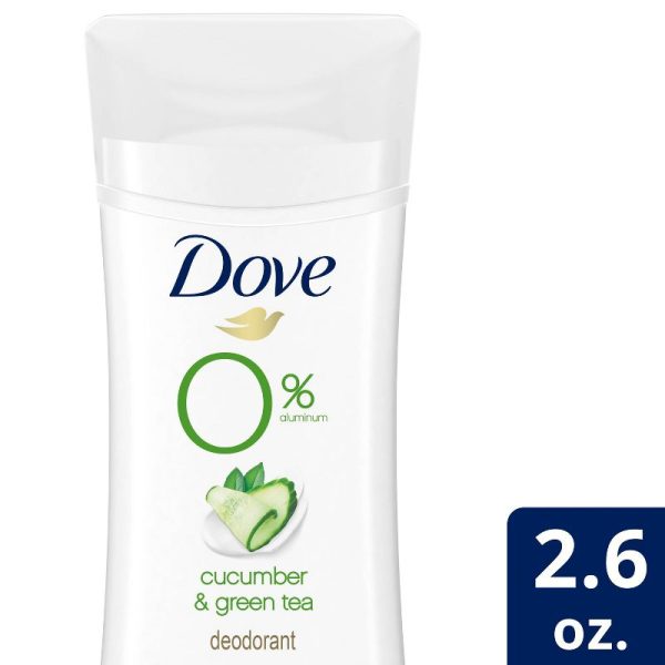 Dove Beauty 0% Aluminum Cucumber & Green Tea Deodorant Stick 74g دوف مزيل تعرق للنساء