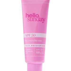 HELLO SUNDAY The Everyday One Face Moisturiser SPF 50 with Hyaluronic Acid  مرطب الوجه اليومي بعامل حماية من الشمس 50 مع حمض الهيالورونيك
