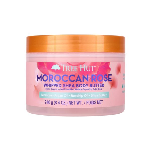 Tree Hut Moroccan Rose Whipped Shea Body Butter زبدة الشيا المخفوقة للجسم بالورد المغربي من تري هت