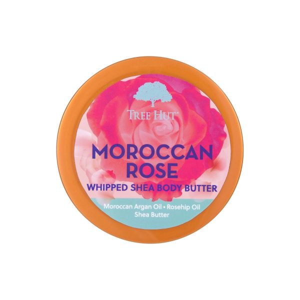 Tree Hut Moroccan Rose Whipped Shea Body Butter زبدة الشيا المخفوقة للجسم بالورد المغربي من تري هت