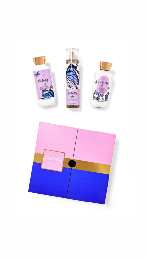 Bath & Body Works Butterfly Gift Box Set باث أند بادي مجموعة العناية بالجسم