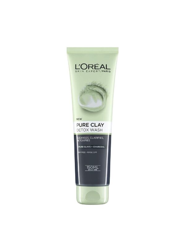 Loreal Paris Skincare Pure-Clay Facial Cleanser 150 ml لوريال باريس للعناية بالبشرة منظف الوجه بالطين النقي