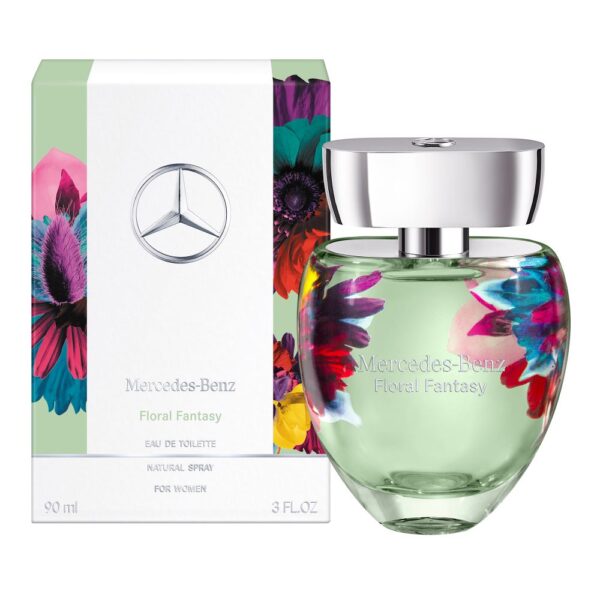 Mercedes-Benz Floral Fantasy Eau de toilette 90ml مارسيدس عطر للنساء - Image 2