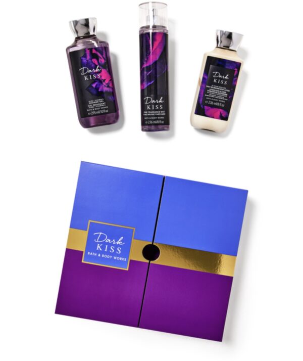 Bath & Body Works Dark Kiss Gift Box Set باث أند بادي مجموعة العناية بالجسم