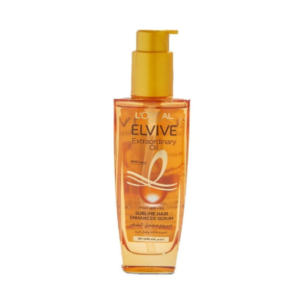 L,Oreal Paris Elvive Extraordinary Hair Nourishing Oil For All Hair 100Ml لوريال سيروم معالج للشعر الجاف