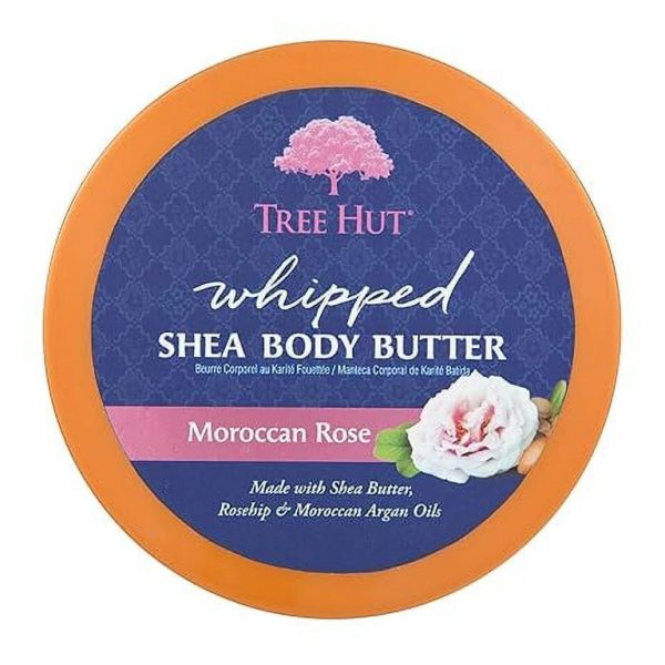 Tree Hut Moroccan Rose Whipped Shea Body Butter زبدة الشيا المخفوقة للجسم بالورد المغربي من تري هت