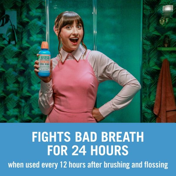 TheraBreath Fresh Breath Mouthwash - Icy Mint 88.7ml غسول الفم من ثيرابريث النعناع الجليدي