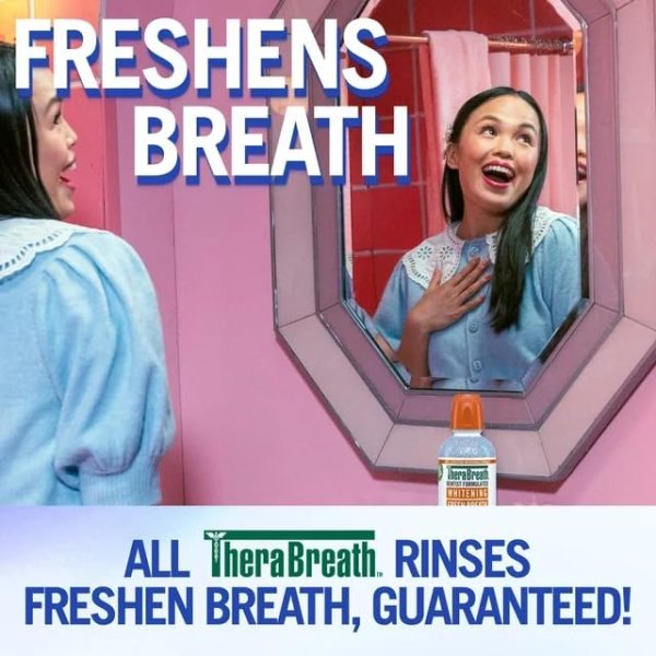 TheraBreath Healthy Gums Oral Rinse,Dazzling Mint 473ml غسول فم