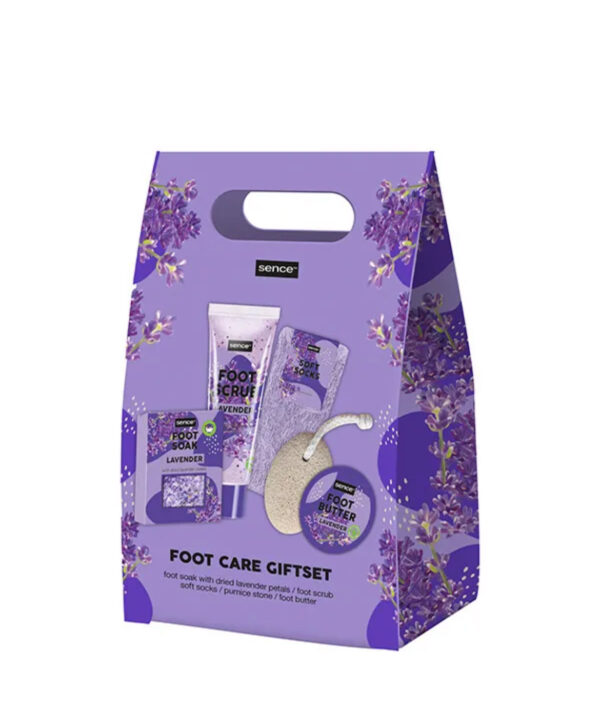 Sence Beauty Lavender 5pcs Foot Kit سينس بيوتي سيت العناية بالقدم