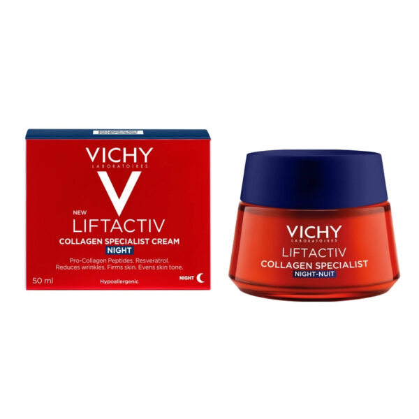 Vichy Liftactiv Collagen Specialist Night Cream 50 ml فيتشي كريم ليلي بالكولاجين