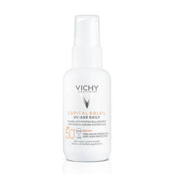 VICHY Capital Soleil UV Age Daily SPF50+ Facial Sunscreen 40ml فيتشي واقي شمسي للوجه