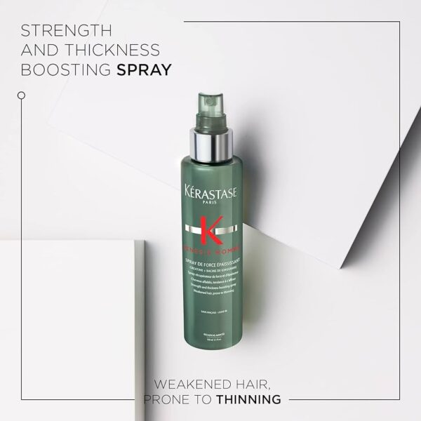 Kérastase Genesis Homme, Strength and Thickness Boosting Hair Spray 150ml كيراستاس جينيسيس للرجال ، بخاخ لتعزيز قوة وسمك الشعر