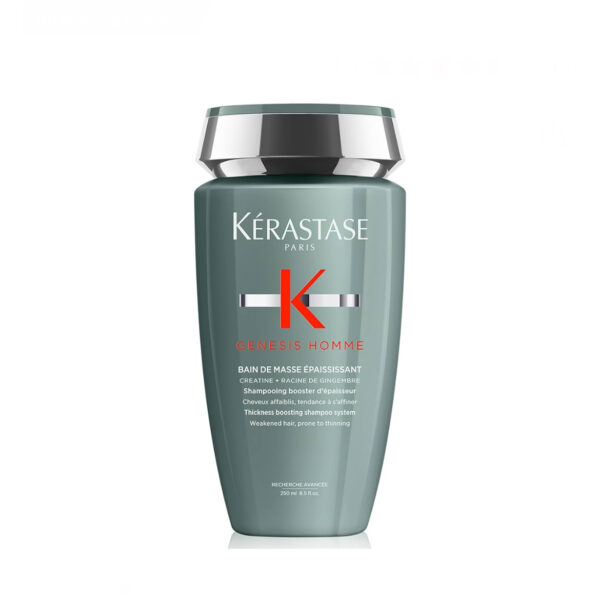 Kérastase Genesis Homme Men’s Shampoo, Anti-Fall Thickening Shampoo 250ml شامبو كيراستاس جينيسيس أوم للرجال، شامبو سميك مضاد للتساقط