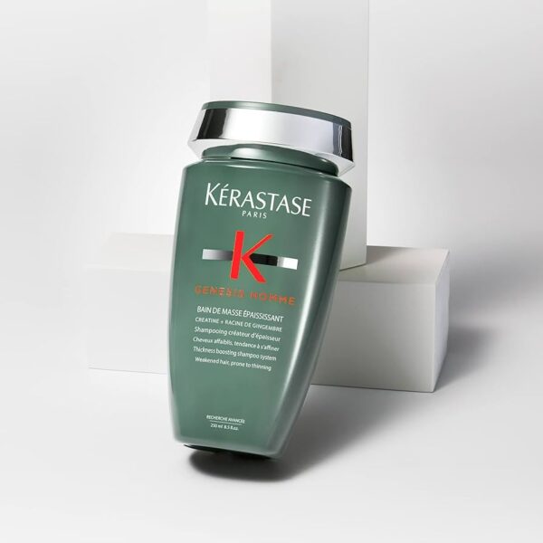 Kérastase Genesis Homme Men’s Shampoo, Anti-Fall Thickening Shampoo 250ml شامبو كيراستاس جينيسيس أوم للرجال، شامبو سميك مضاد للتساقط