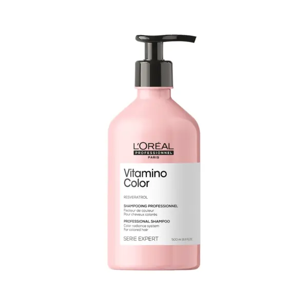 L'OREAL [Vitamino Color] Color Care Shampoo 500ml لوريال باريس شامبو العناية بالألوان