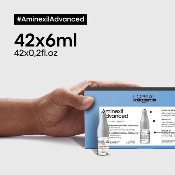 L'Oreal Professionnel Aminecil Advanced: Anti-hair loss activator serum programme لوريال امبولات مصل منشط مضاد لتساقط الشعر