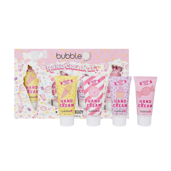 BUBBLE T COSMETICS Sweetea Hand Cream Gift Set (4 x 30ml) مجموعة العناية باليدين