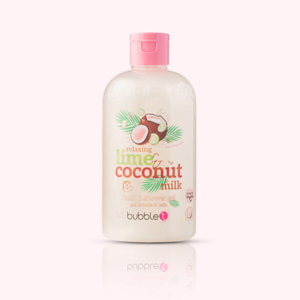 BUBBLE T COSMETICS Lime & Coconut Smoothie Body Wash (500ml) جل أستحمام للجسم