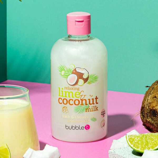 BUBBLE T COSMETICS Lime & Coconut Smoothie Body Wash (500ml) جل أستحمام للجسم