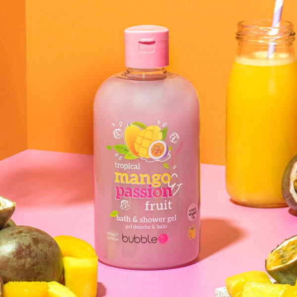 BUBBLE T COSMETICS Mango & Passionfruit Smoothie Body Wash (500ml) جل أستحمام للجسم