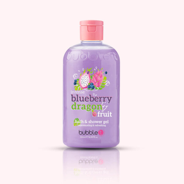 BUBBLE T COSMETICS Blueberry & Dragonfruit Smoothie Body Wash (500ml) جل أستحمام للجسم