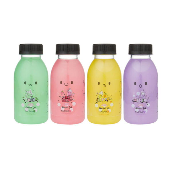 BUBBLE T COSMETICS Shower Gel Gift Set - Boba Edition (4 x 250ml) مجموعة جل أستحمام للجسم