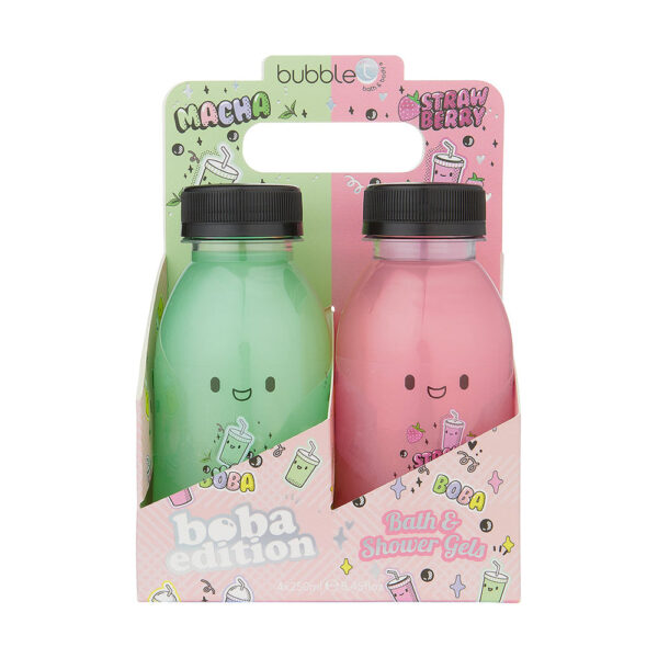 BUBBLE T COSMETICS Shower Gel Gift Set - Boba Edition (4 x 250ml) مجموعة جل أستحمام للجسم