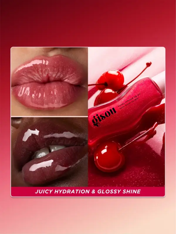 GISOU, Lip Oil Tinted CHERRY ON THE CAKE جيسو زيت الشفاه الملون