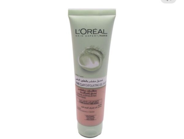 L'Oreal Paris Pure Clay Cleanser Exfoliate and Refine اوريال غسول مقشر للبشرة