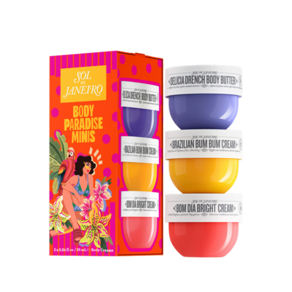 Sol de Janeiro Body Paradise Minis Skincare Gift Set مجموعة هدايا العناية بالبشرة بودي بارادايس مينيس