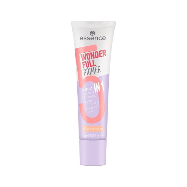 ESSENCE Wonder Full Primer 5 In 1 10 Light-Medium ايسنس برايمر للبشرة